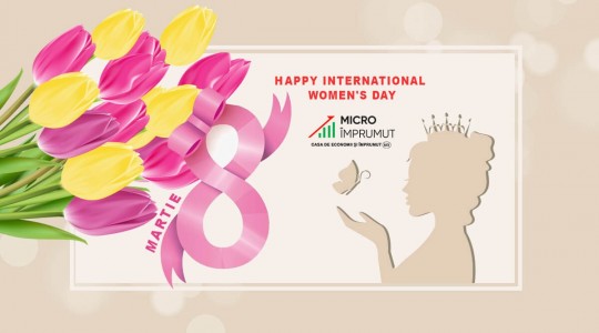 Команда «МicroImprumut» поздравляет вас с Международным Женским Днем!
